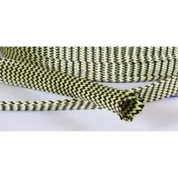 Hybrid kolfiber/kevlar muff